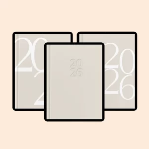 Agenda Digital 2026 "Minimalist" com 1 PÁGINA POR DIA + 3 MODELOS