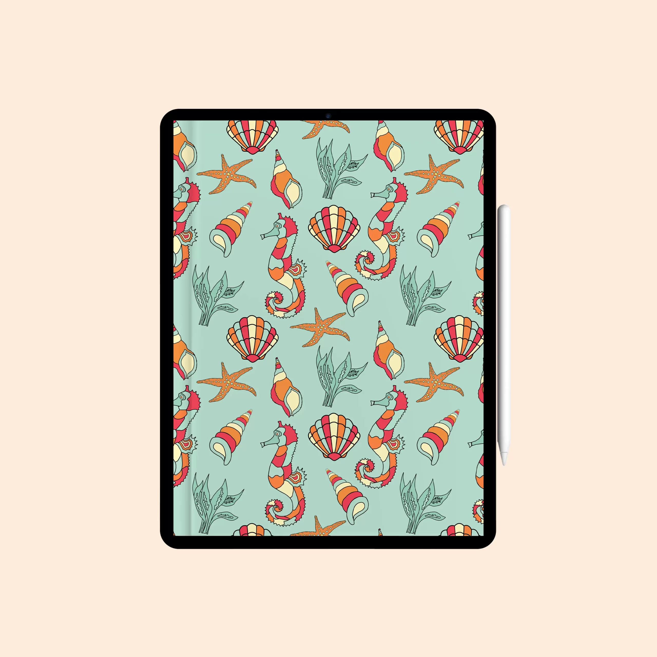 Caderno Digital “Cavalo-Marinho” com 12 divisórias - Coleção "Fauna"