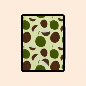 Caderno Digital “Coco” com 12 divisórias - Coleção "Frutas"