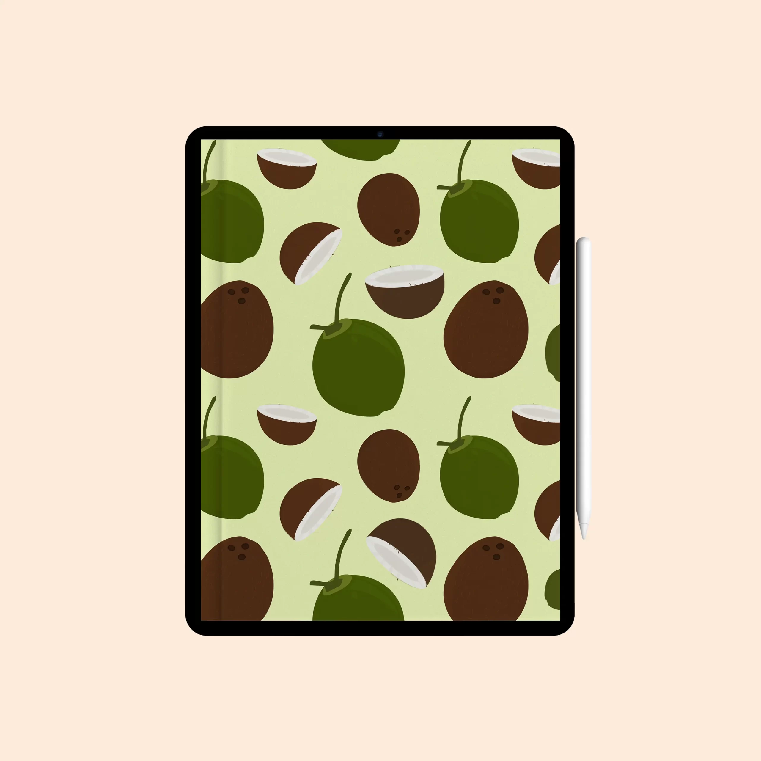 Caderno Digital “Coco” com 12 divisórias - Coleção "Frutas"