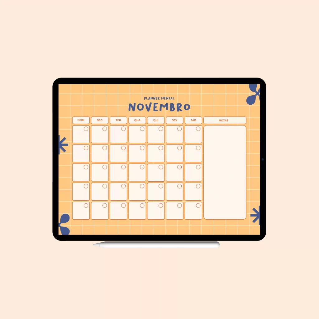 Mini Planner Digital Mensal - Novembro