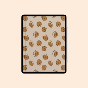Caderno Digital “Grão de Café” com 12 divisórias - Coleção "Coffee"